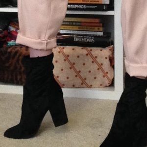 Forever 21 Shoes - Velvet booties Forever 21 Shoes - Velvet booties